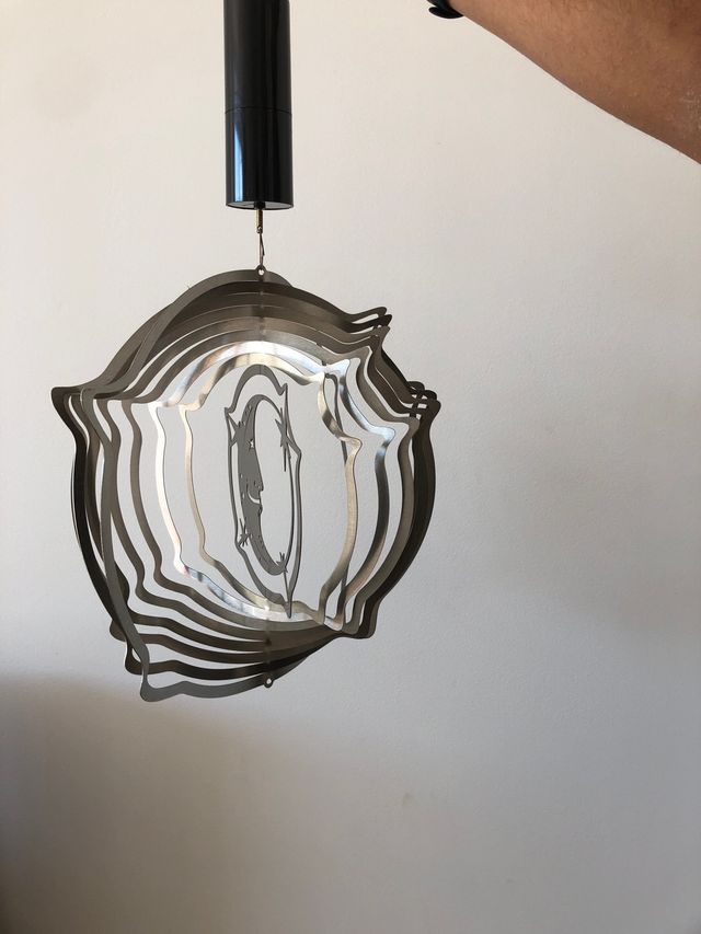 Movil giratorio decorativo sol i luna, a pilas