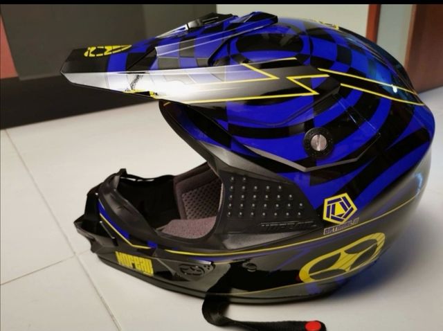 Set Casco 0ptimal e Visiera nuovi