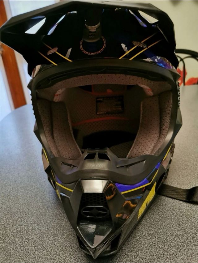 Set Casco 0ptimal e Visiera nuovi