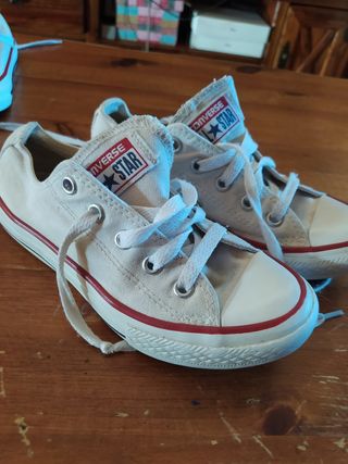 converse blancas wallapop