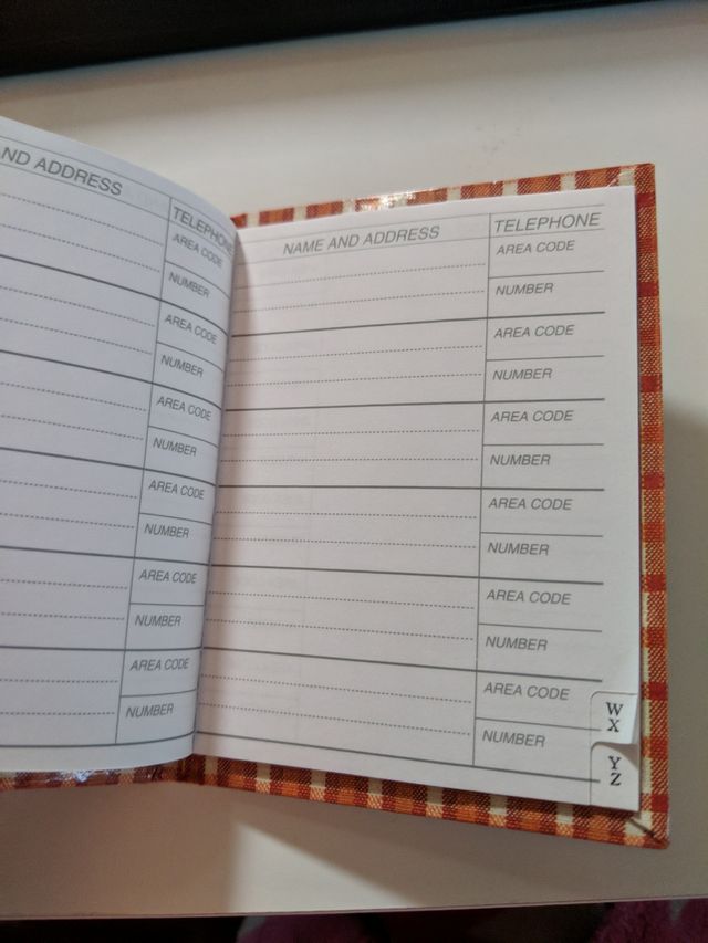 agenda telefónica Holly Hobbie