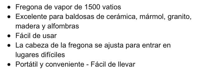 Fregona de vapor Hyundai Steam Mop 1500w