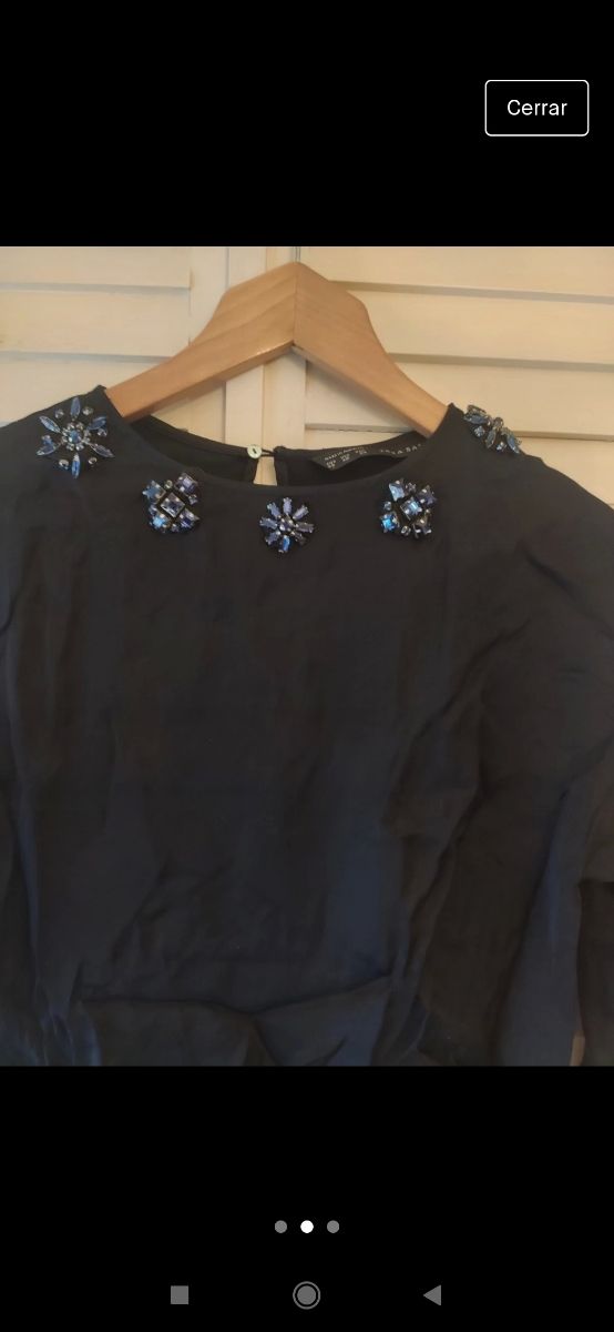 Blusa Zara raso