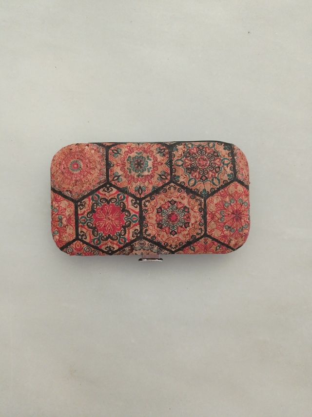 estuche manicura corcho natural 