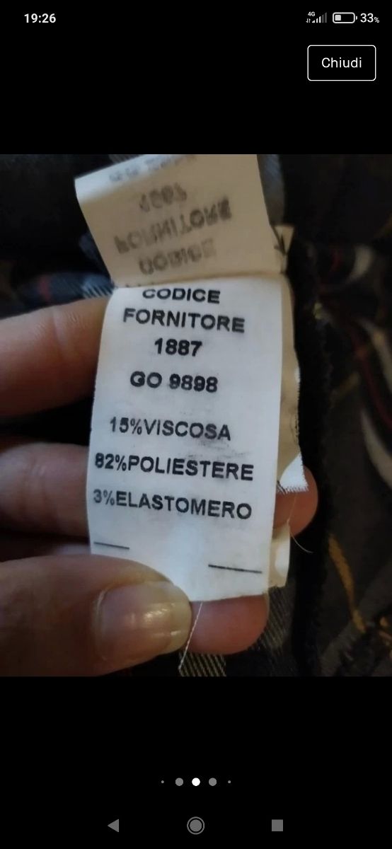 Minigonna scozzese B.Weij - IT 40 Made in Italy