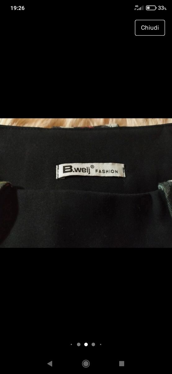 Minigonna scozzese B.Weij - IT 40 Made in Italy