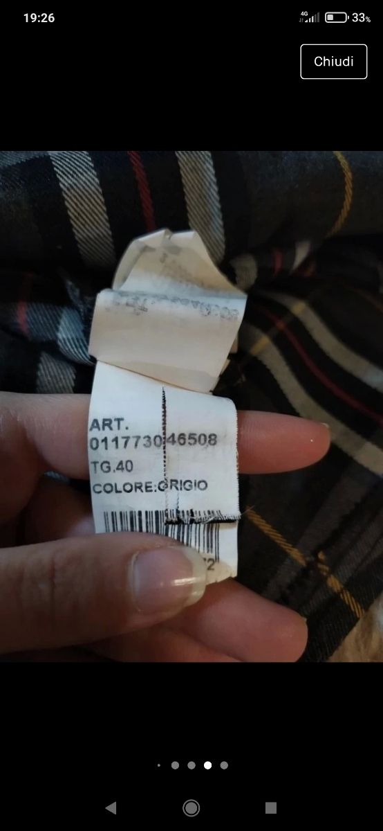 Minigonna scozzese B.Weij - IT 40 Made in Italy