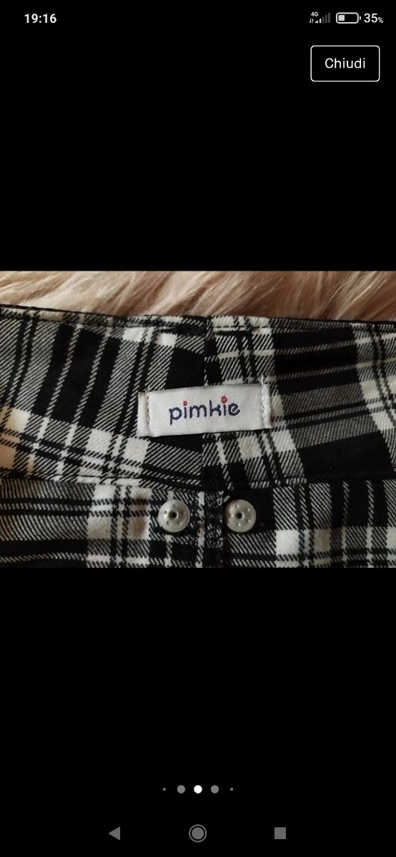 Minigonna Originale Pimkie Denim - Taglia I 42