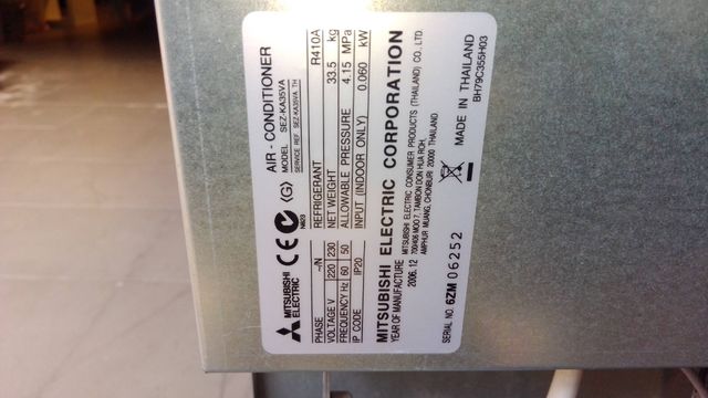 maquina Mitsubishi conductos K35VA