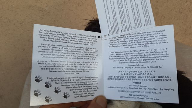 Peluche THE DOG Cocker Spaniel. Nuovo. 25 cm. 