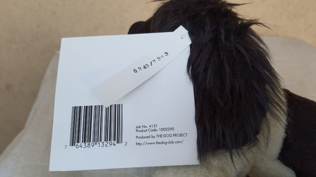 Peluche THE DOG Cocker Spaniel. Nuovo. 25 cm. 