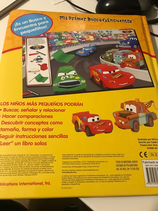 Libro de Cars