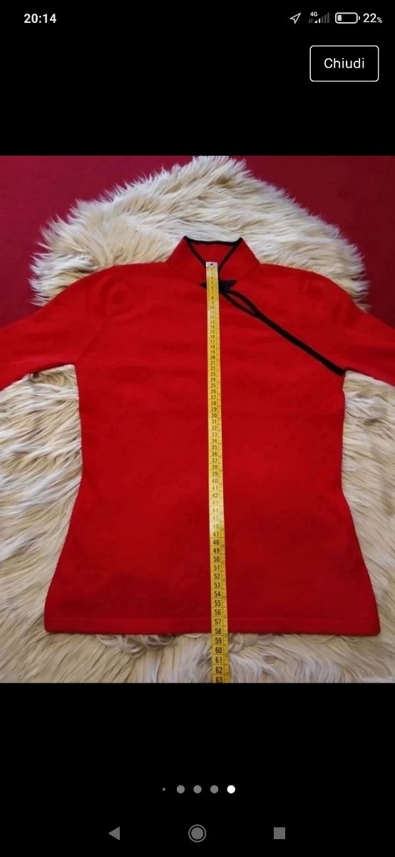 Maglia a maniche corte di rayon per donna