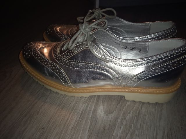 Zapatos plateados t39