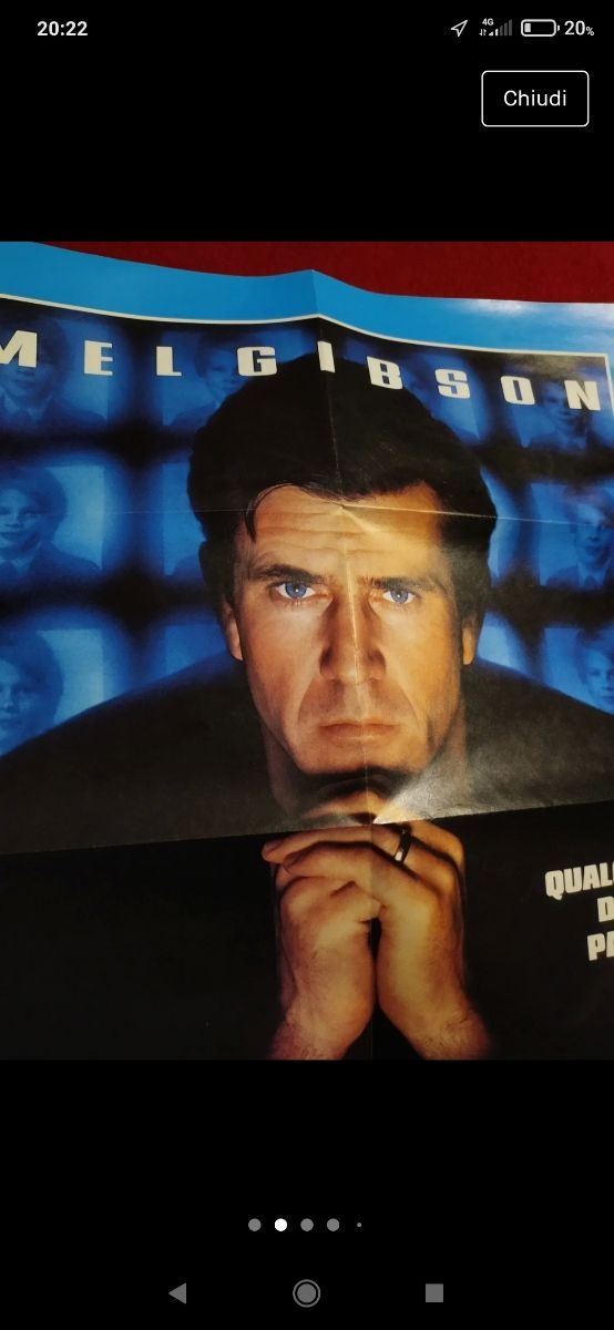 Poster Mel Gibson - Ransom Il Riscatto 49x35cm