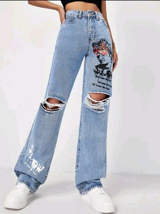 Pantalones vaqueros shein de segunda mano por 16 EUR en León en WALLAPOP