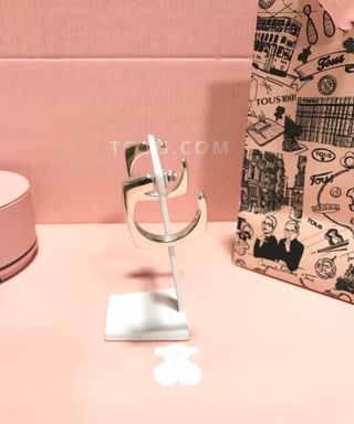 PENDIENTES CRIOLLAS TOUS PLATA 925 nuevos
