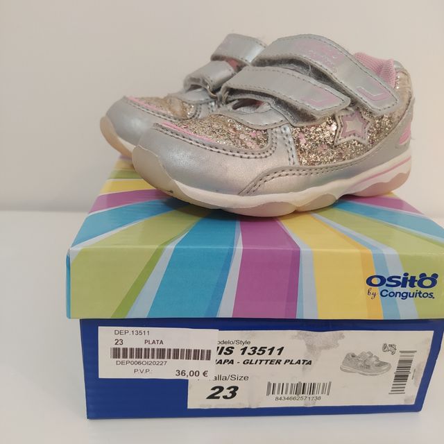 deportivas osito conguitos talla 23