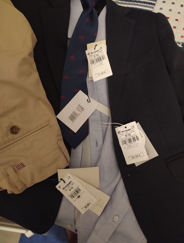 traje comunión niño