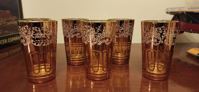 Juego de vasos té moruno