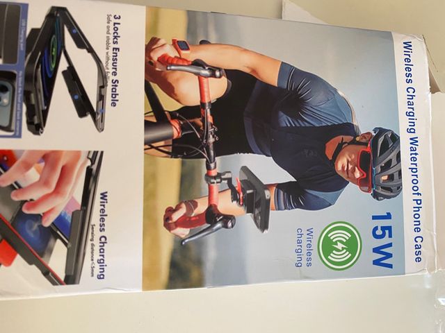 Porta cargador móvil para bici y moto 