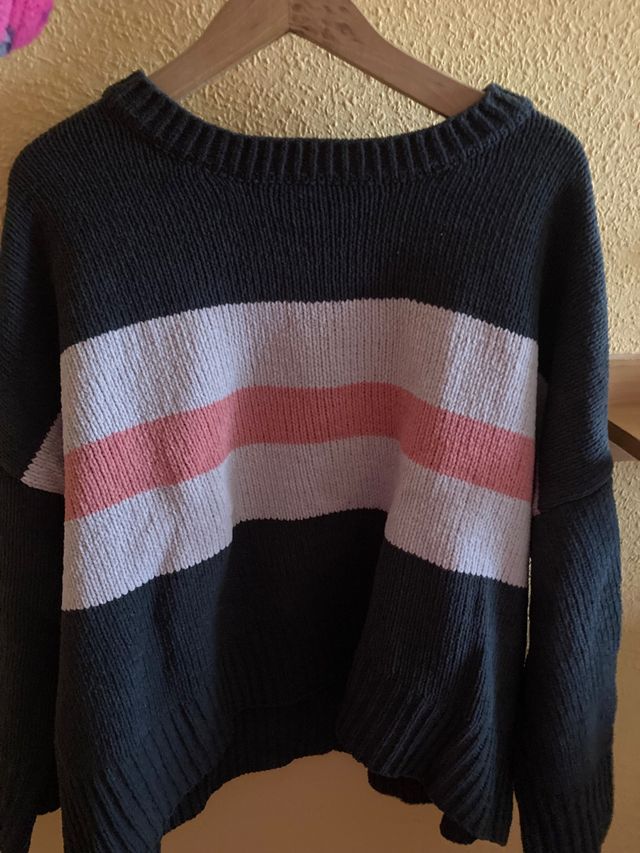 Jersey mujer verde chenilla Talla L