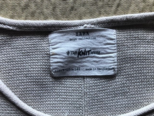 Jersey de Zara 9-10 años