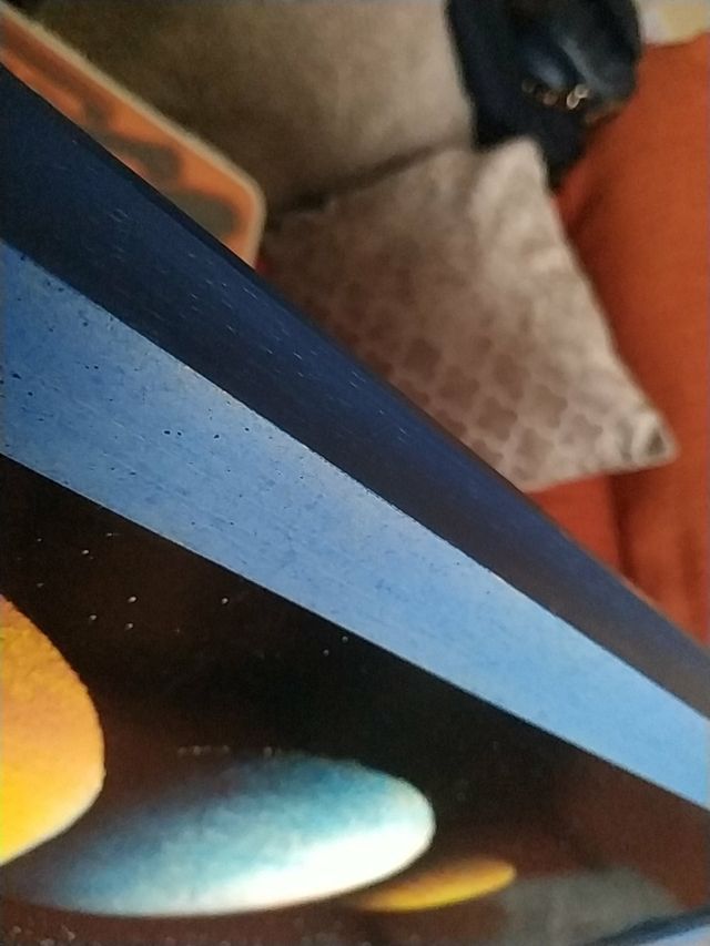 Marco con lámina hecha con spray.Mas REBAJADO