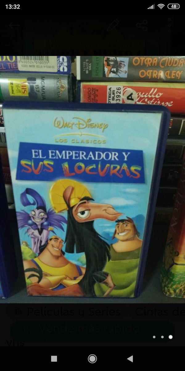 VHS Disney, El Emperador y sus Locuras