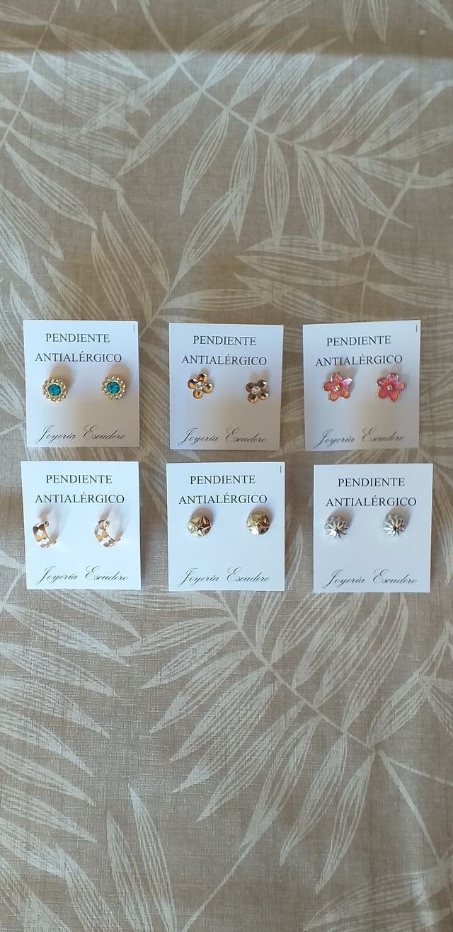 Vendo pendientes antialérgicos