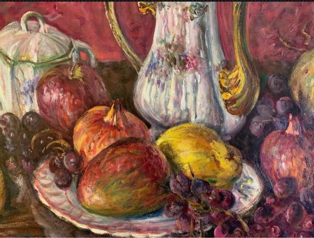 Bodegón con frutas de Javier Viscarret