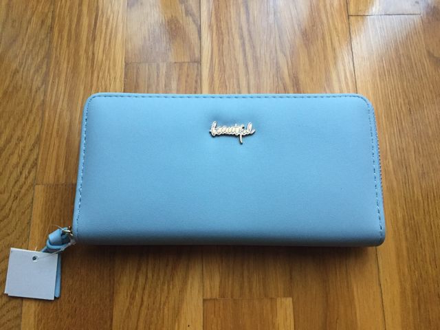 Monedero/billetero de color azul