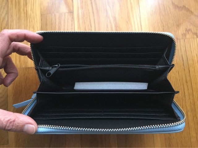 Monedero/billetero de color azul