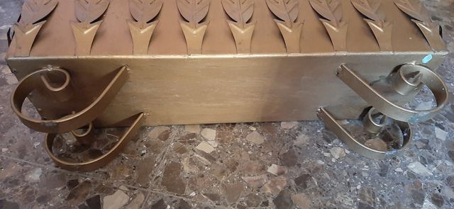 Macetero latón vintage