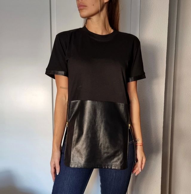 Camiseta manga S corta Cremallera exclusiva