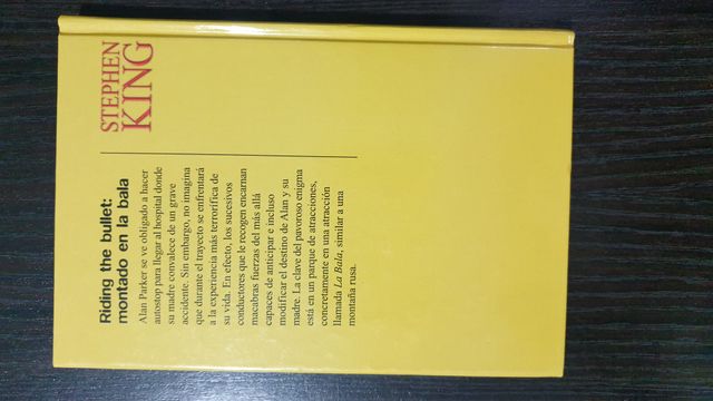 Libro montado en la bala - Stephen King