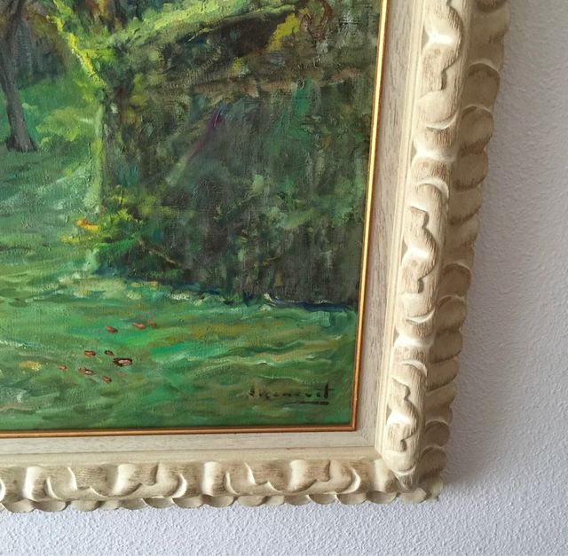 Impresionante Oleo del artista Viscarret