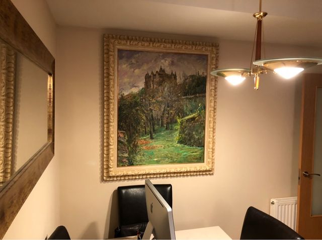 Impresionante Oleo del artista Viscarret