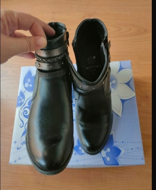 botín de tacón número 39