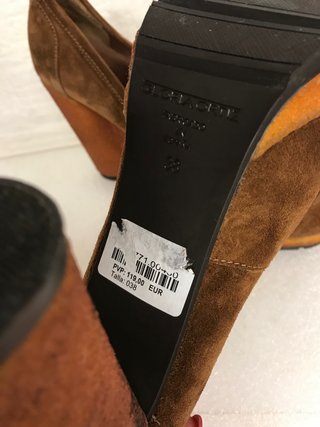 ZAPATOS TACÓN GLORIA ORTIZ t.38 - NUEVO