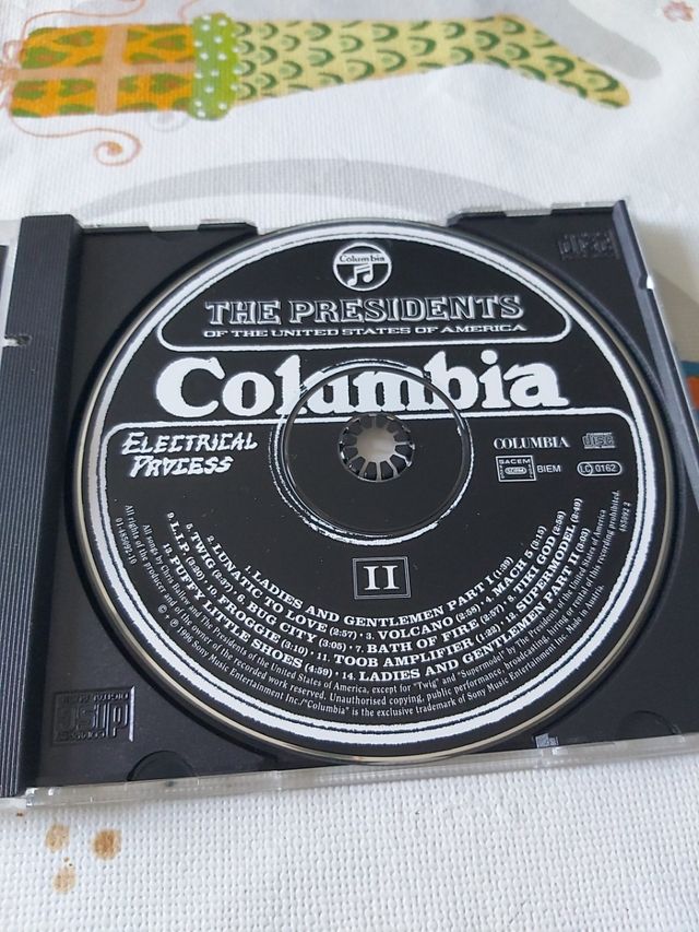 cd The presidentes of the usa "Electrical prycess"