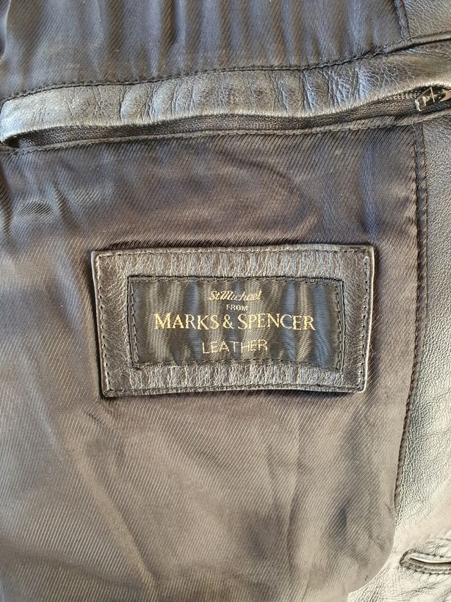 Chaqueta cuero Marks&Spanser