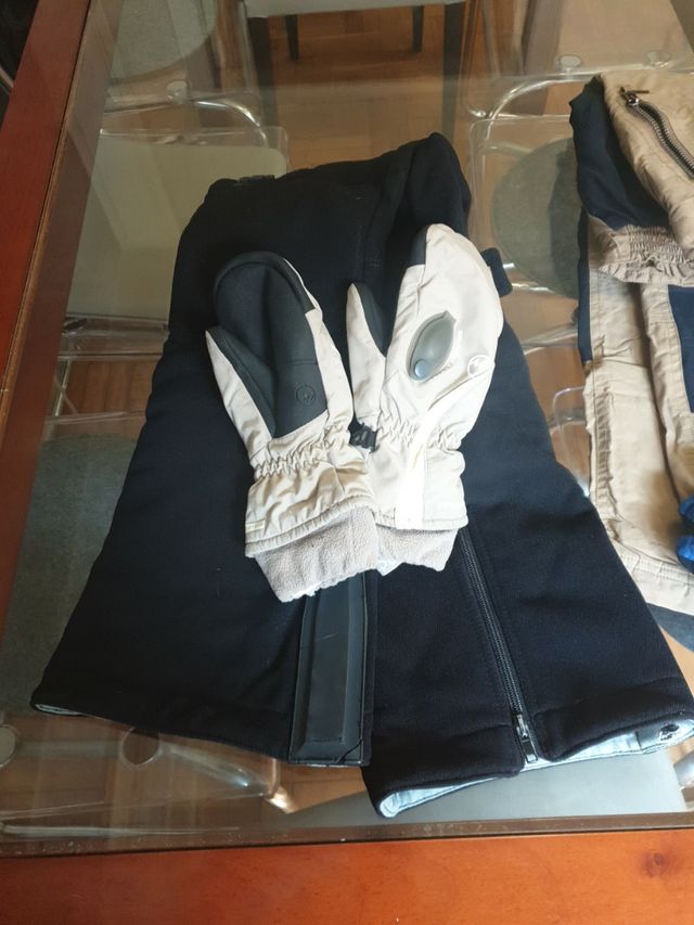 pantalon y guantes ski