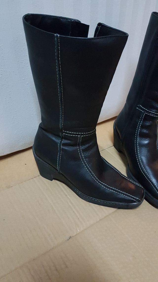 botas cuero