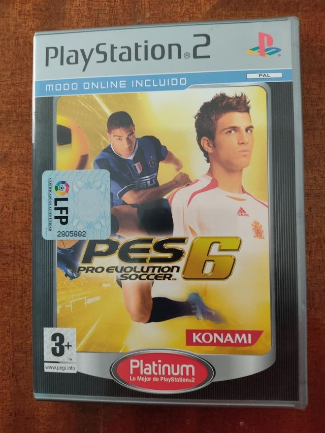 PES 6 PS2 en perfecto estado