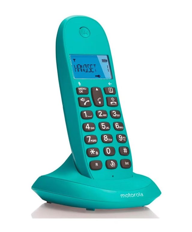 Telefono Inalambrico Motorola C10001LB+ Turquesa