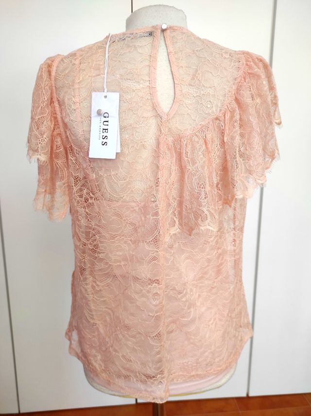 Blusa GUESS Encaje Nueva