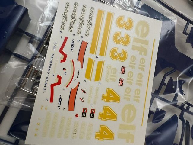 Maqueta Tamiya 1/20 Tyrrell P34 Six Wheeler