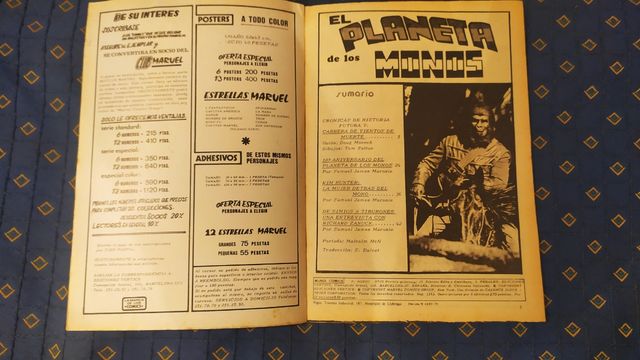 comic el planeta de los simios