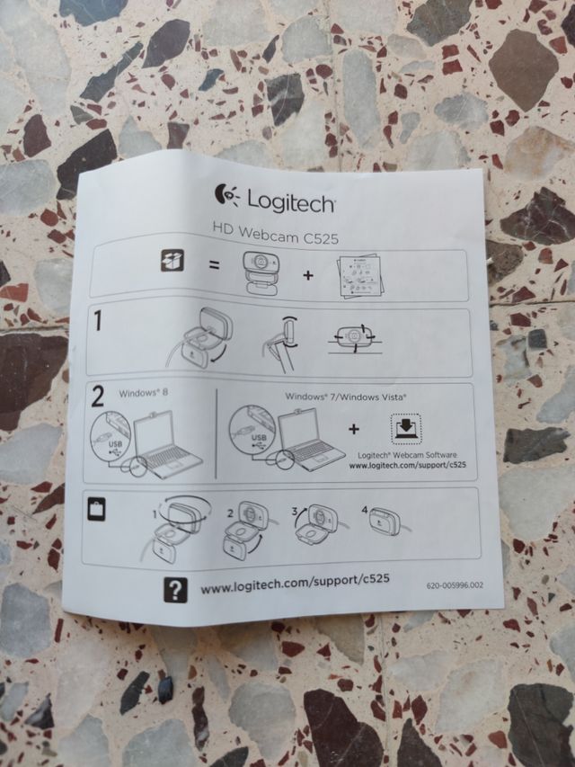 Webcam Logitech HD 720p Autofocus